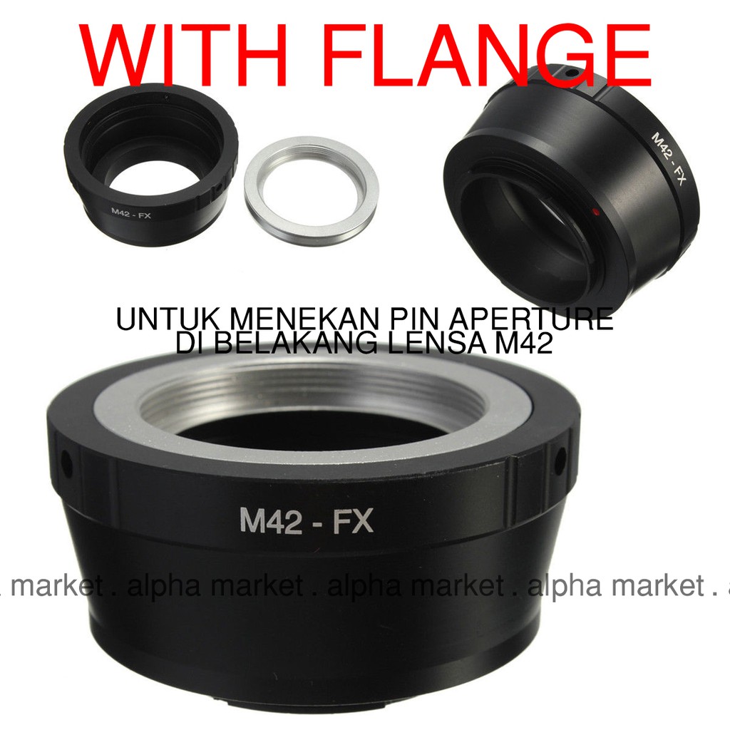 Adapter Lensa Manual M42 to Fuji Fujifilm Flange
