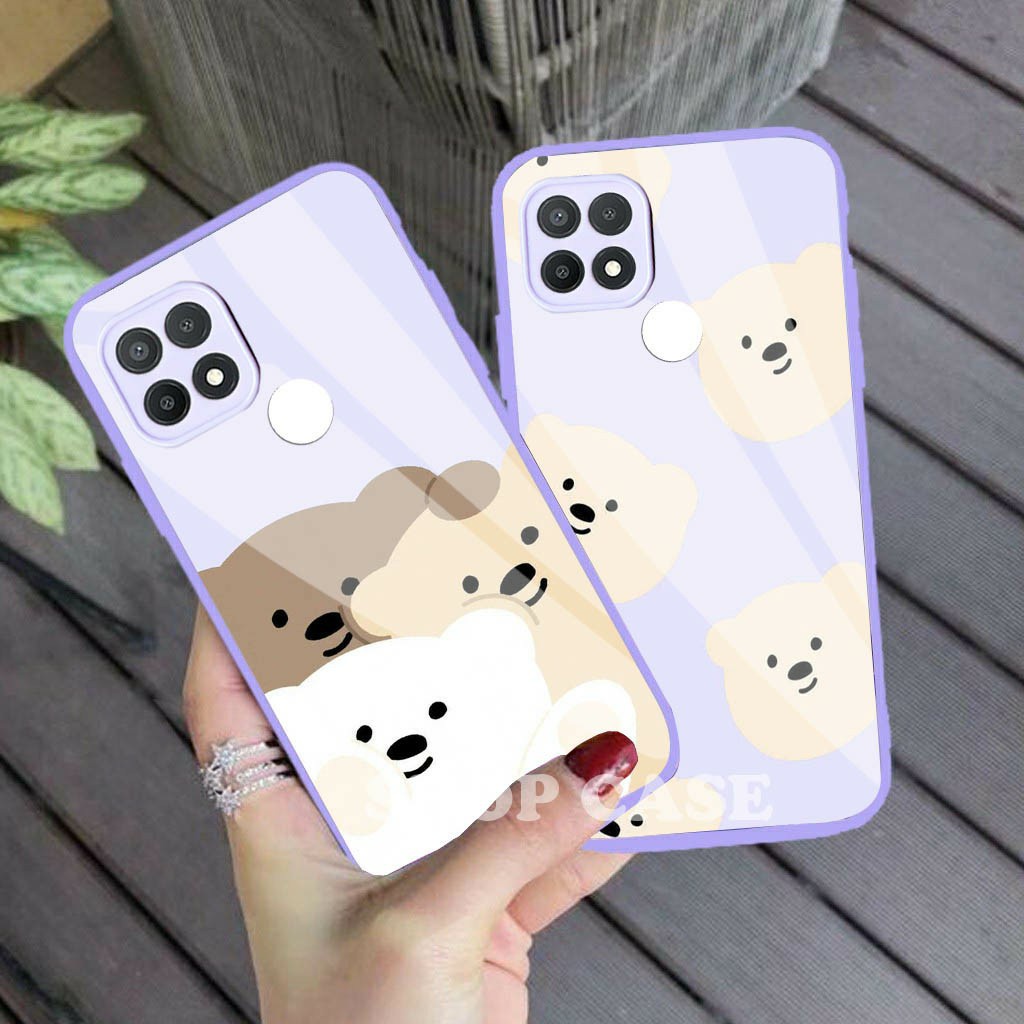 Softcase Kaca Ungu/Lilack (SW) Oppo A16 Oppo A54 Oppo A15 Oppo A5s Reno 5 Reno 5F Reno 6 (4G) | soft