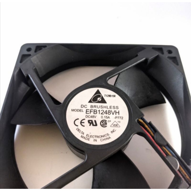 Dc Brushless Fan 12 x 12 48V High Speed 0.15A