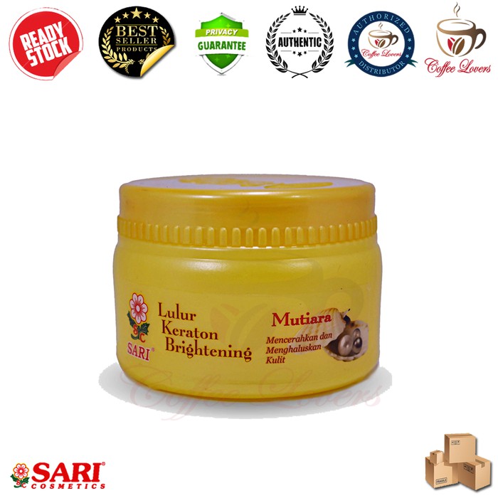 

SARI COSMETICS LULUR KERATON BRIGHTENING MUTIARA POT JAR 250 GR