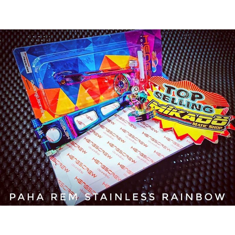 PAHA REM BELAKANG STAINLESS RAINBOW HENG THAILAND UNIVERSAL BEAT SCOOPY VARIO MIO FINO SOUL MATIC