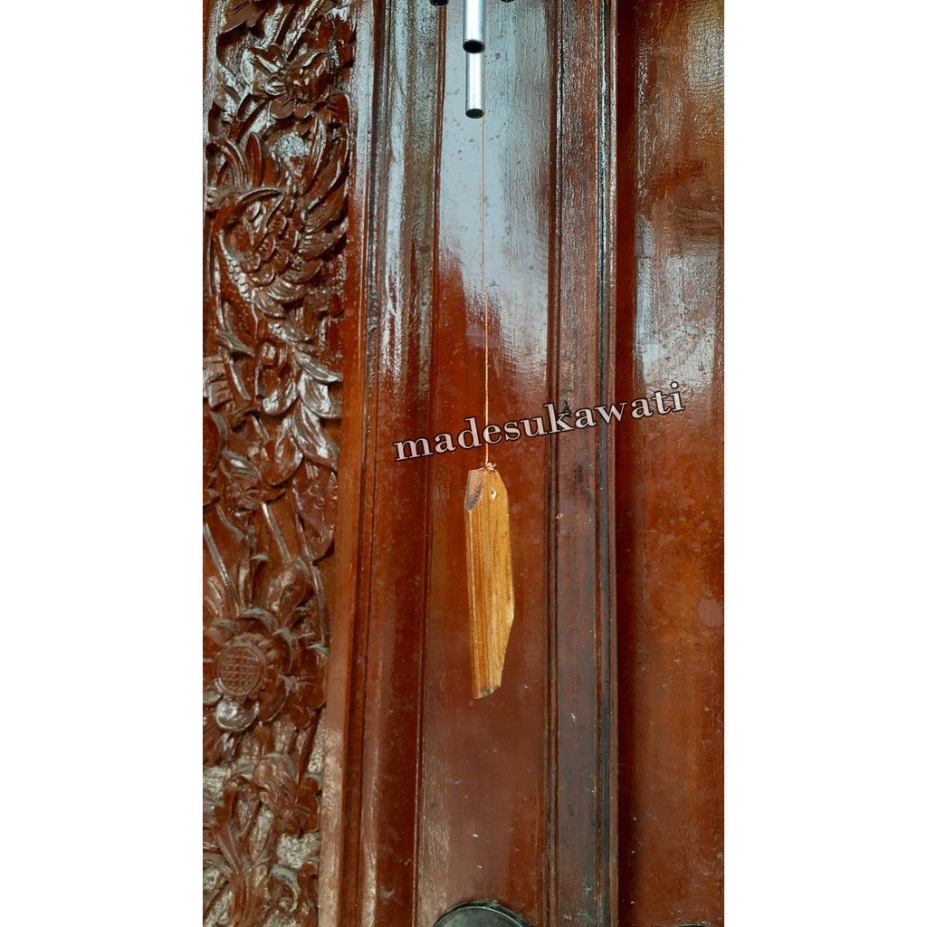 Krincingan wind chime Lonceng nyaring bel bambu aluminium kerajinan tradisional