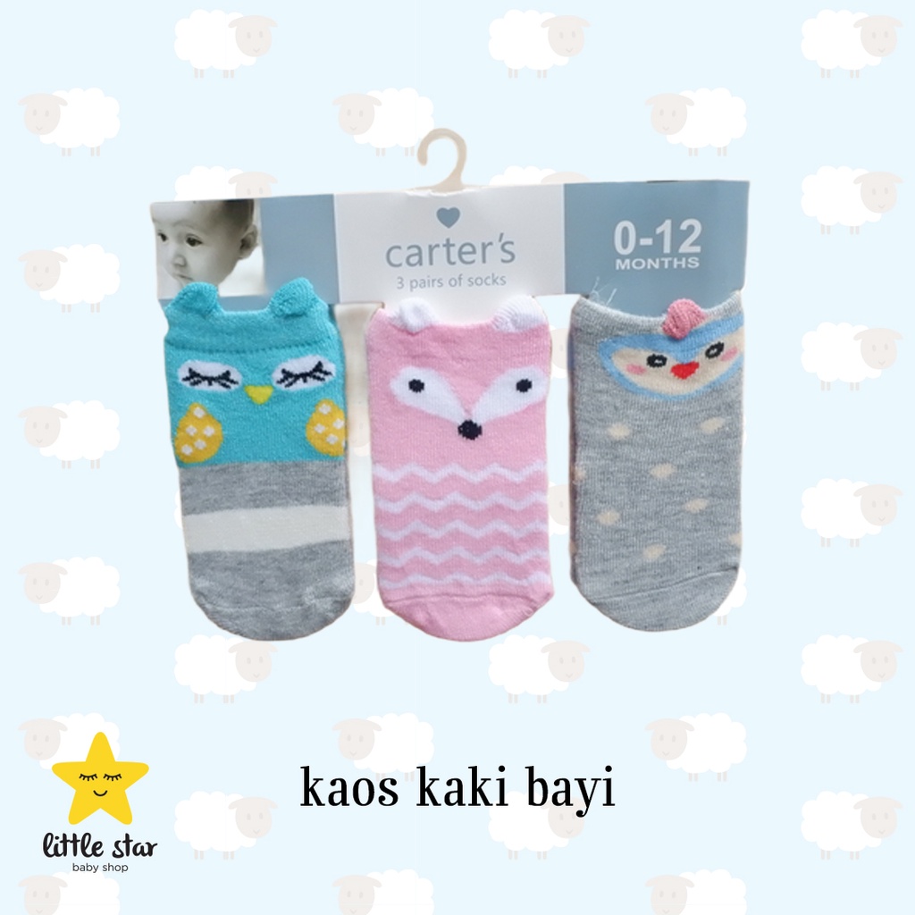 3 PSG - Carters Kaos Kaki Bayi | Baby Socks