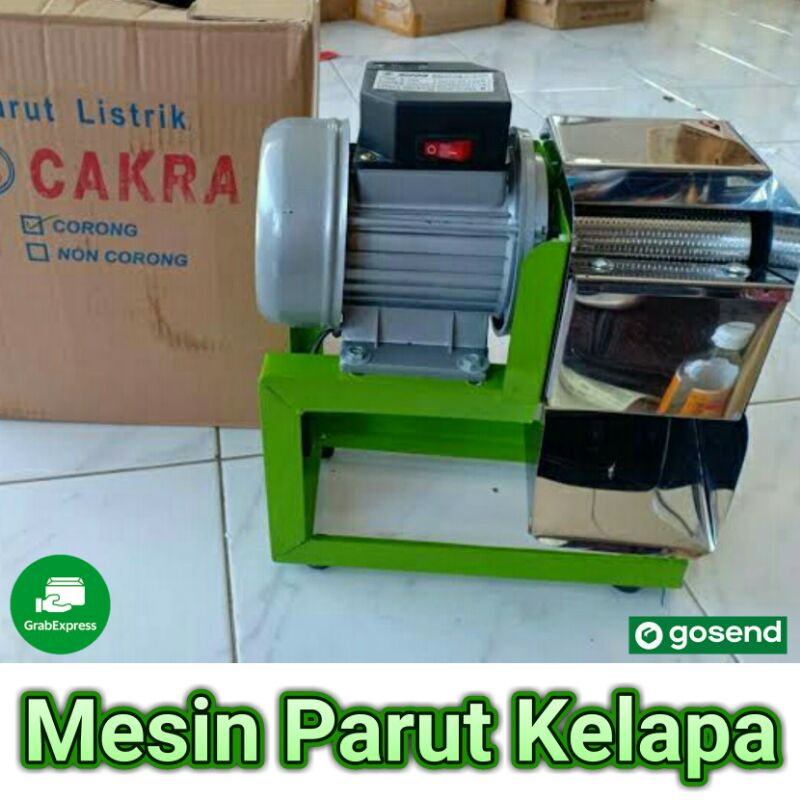 [ Potong Harga ] Mesin Parut Listrik Kelapa SEMARANG CAKRA Corong Stainless Parutan LUAR SEMARANG WA