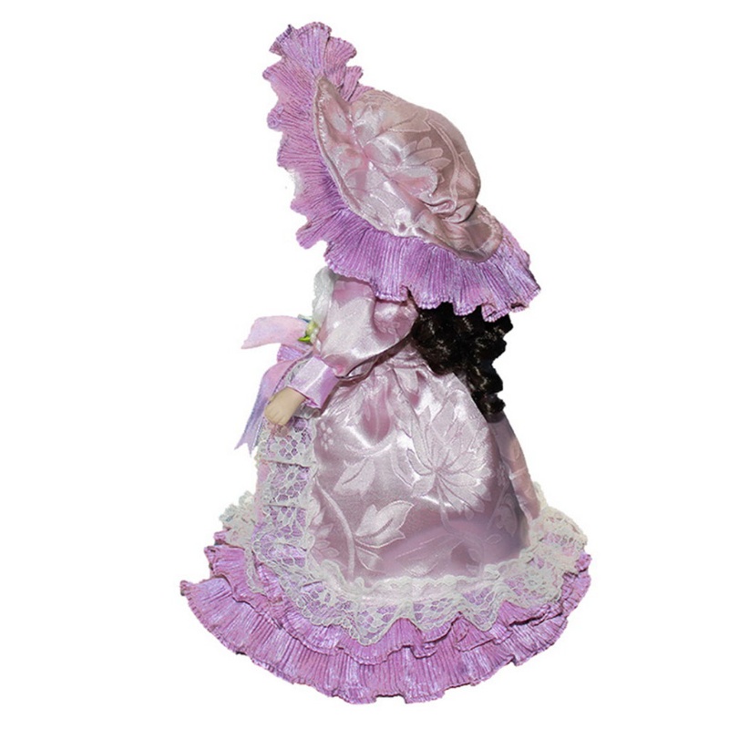 Mary 12in Porcelain Girl Untuk Boneka Vintage Victoria Lady for w/Stand &amp; Outfit Compatible for w/House Collection for Do