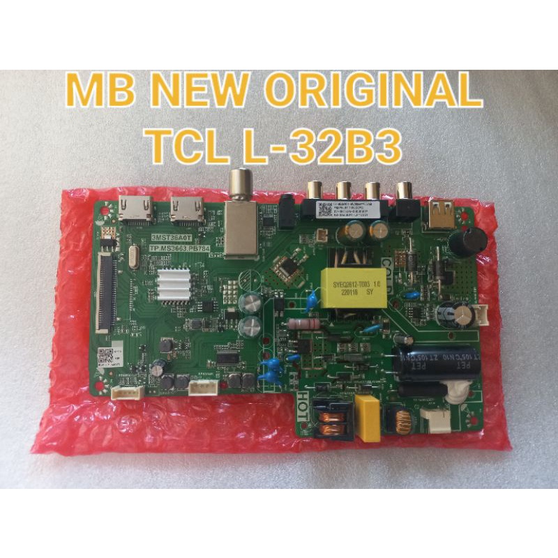 mb - mainboard - matherboard - mesin tv led - mobo - TCL - L 32B3 - L32B3 - 32B3