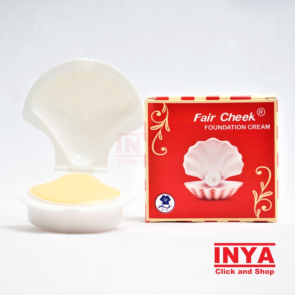 FAIR CHEEK Foundation Cream 15gr - Krim Kerang Wajah