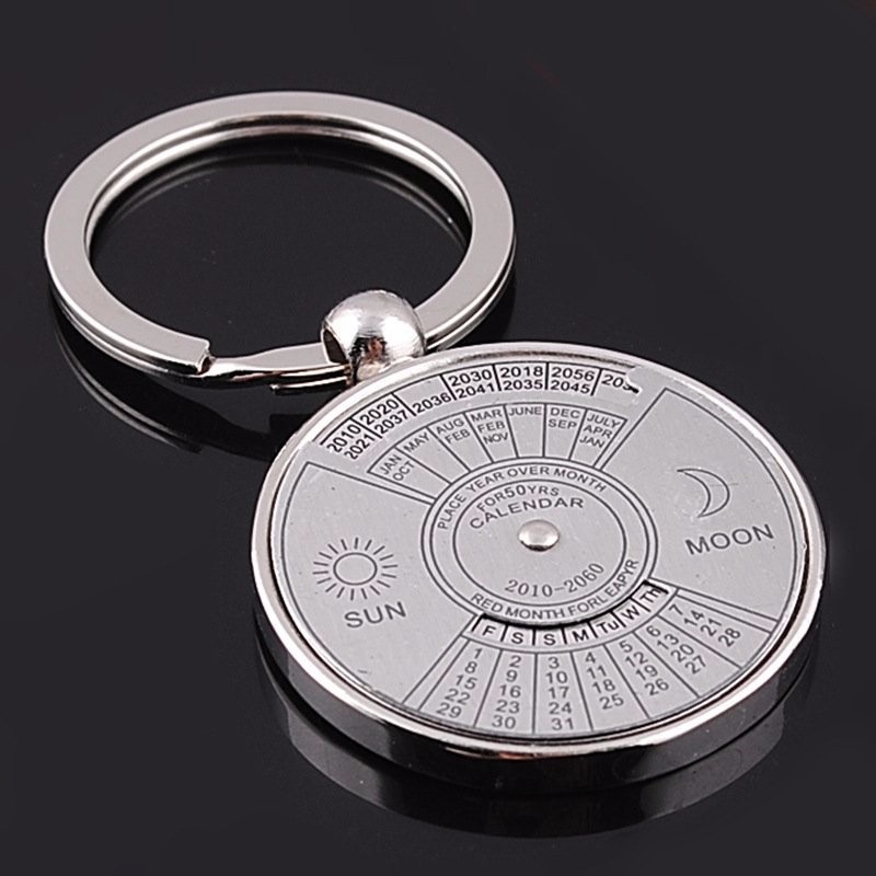 

(PROMO) (PROMO) GANTUNGAN KUNCI KALENDER ABADI 2010 -2060 BAHAN METAL RINGAN