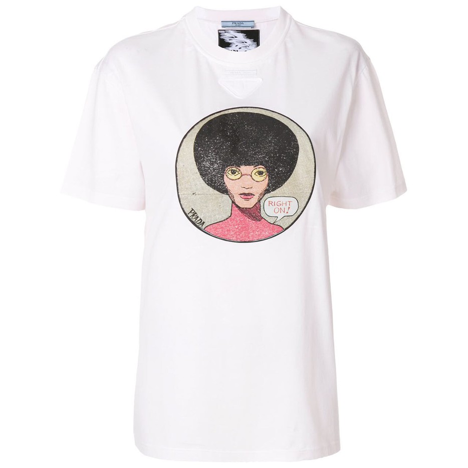 Prada printed t shirt