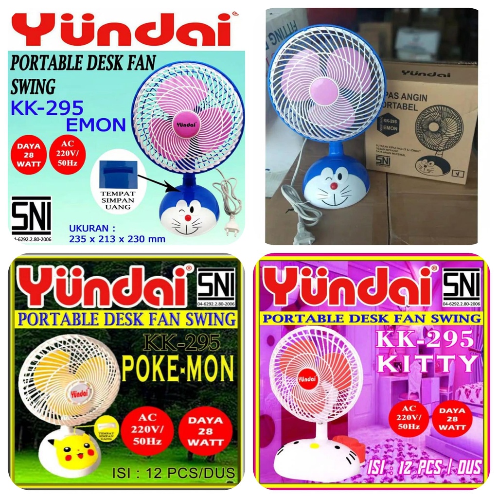 [FS]- Kipas Angin Swing Karakter / Kipas Angin Portable