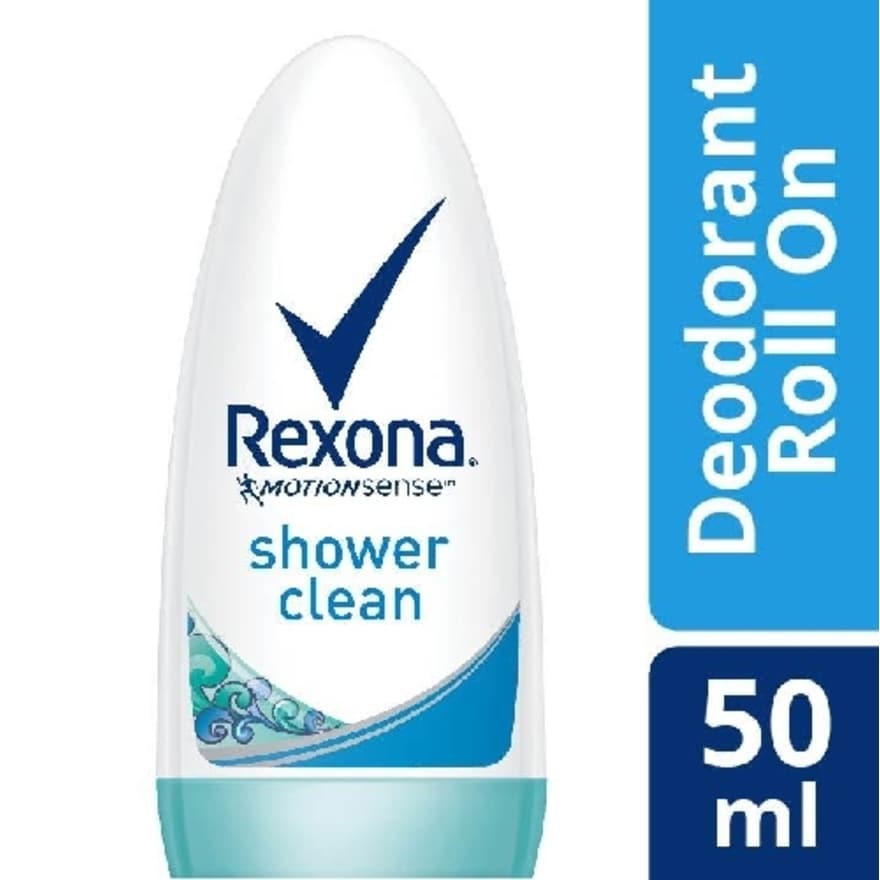 Rexona Deodoran  Deo Roll On Advanced Whitening / Free Spirit / Invisible Dry / Shower Clean / Passion / Dreamy White / Glowing White 40ml 45 ml  45ml 45 ml / Glowing White Free Vaseline Serum Soft Glow 15ml