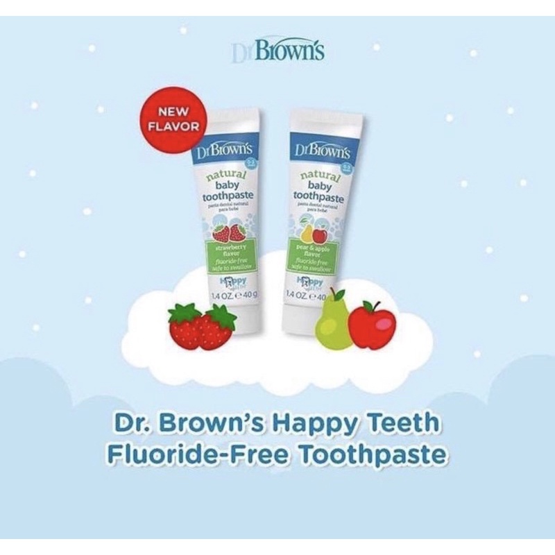 Dr.Brown’s baby toothpaste