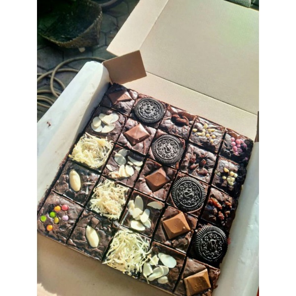 

Fudgy Brownies Sekat