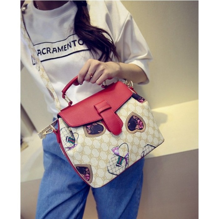 TAS TENTENG JINJING OVAL WANITA IMPORT FASHIONISTA KOREA HONGKONG MALL