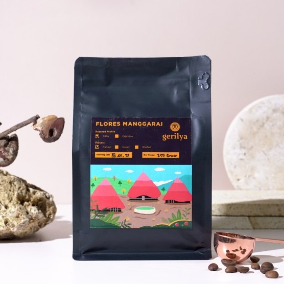 

Kopi-Biji- Kopi Single Origin Arabica Flores Manggarai Natural 250Gr -Biji-Kopi 750 Minuman-Makanan-