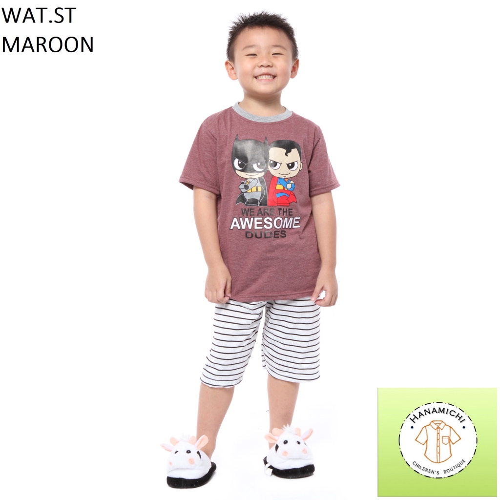 Hanamichi WAT.ST Setelan Anak Lengan Pendek