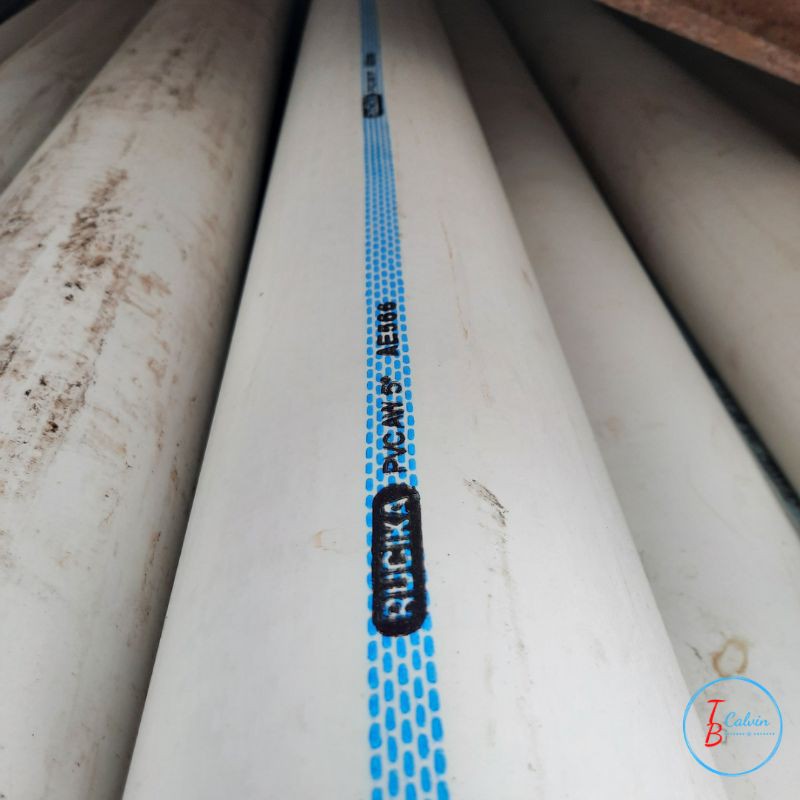 Pipa 5 inch RUCIKA WAVIN (AW) per batang / Pipa PVC 5 inch RUCIKA WAVIN