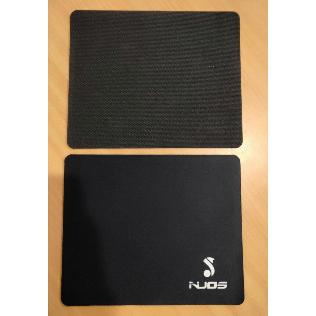 Mouse Pad Gaming Komputer/Laptop Nuos Rubber Mousepad Hitam