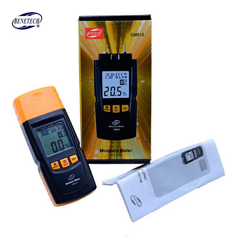 Jual GM610 Moisture Tester Wood Paper MC Meter GM610 Kayu