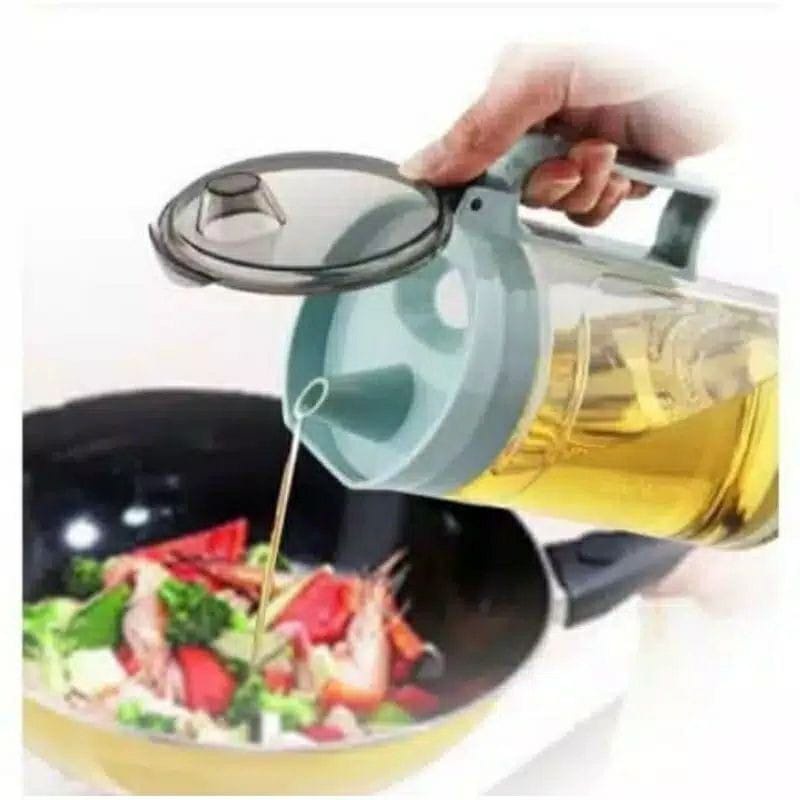 [GROSIR] BOTOL TEMPAT MINYAK OILPOT KACA 580ML 580 ML 0.5L