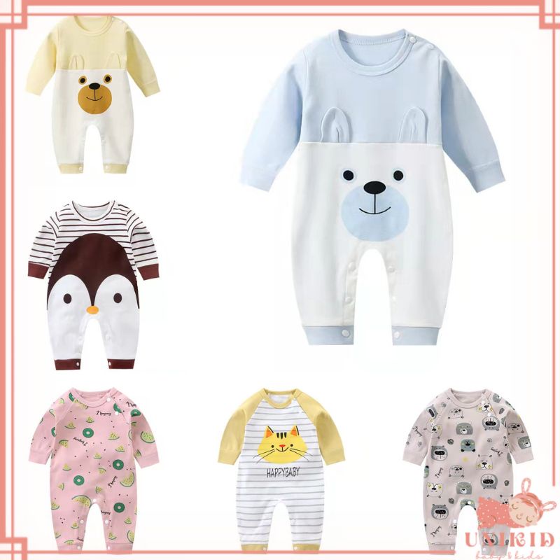 UNIKID Jumper Bayi Panjang Jumper Lucu Jumper Karakter IMPOR Baju Bayi laki laki baju anak perempuan