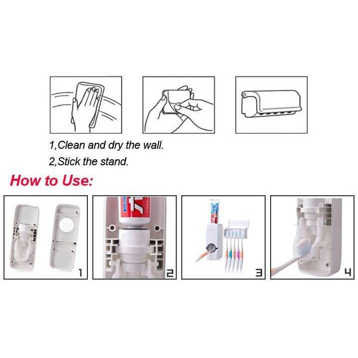 Dispenser odol / Toothpaste Dispenser / Dispenser Odol Tanpa Paku