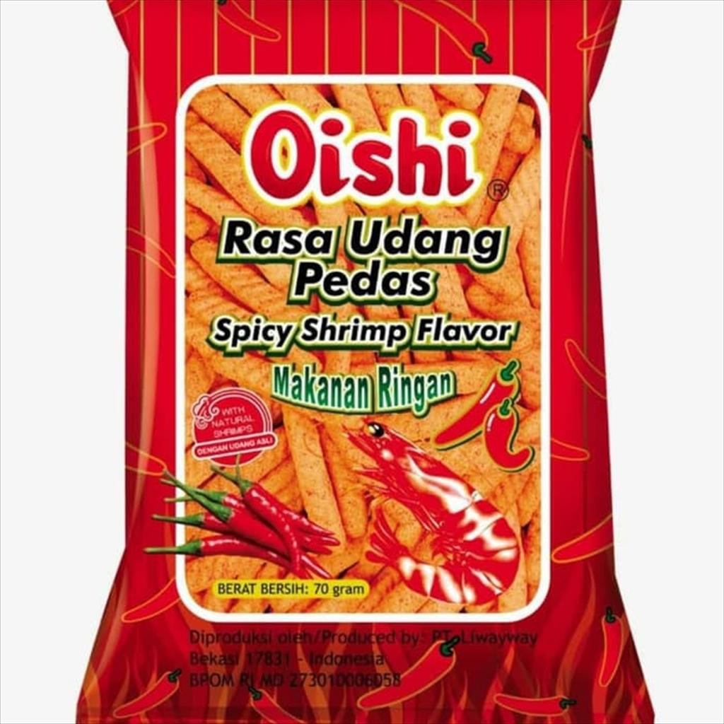 

Oishi Udang Pedas 70 Gram