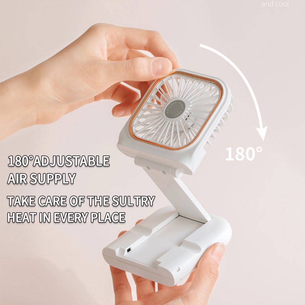 Portable Fan F30 Kipas Angin Portable Cas Gantung Phone Holder