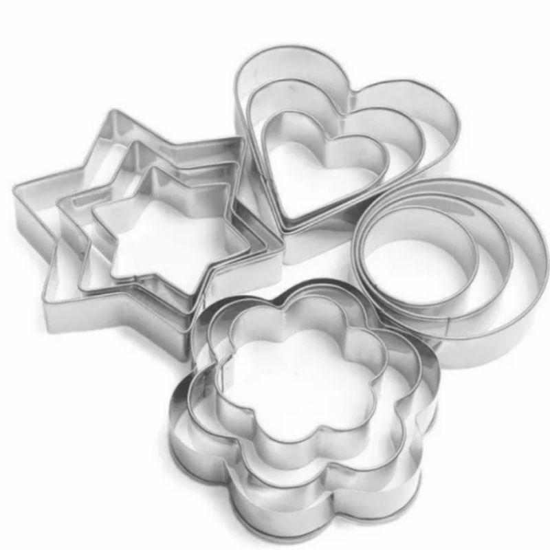

Cutter Cookies Motif Stainless 3D / Cutter Cookies Berbagai Motif