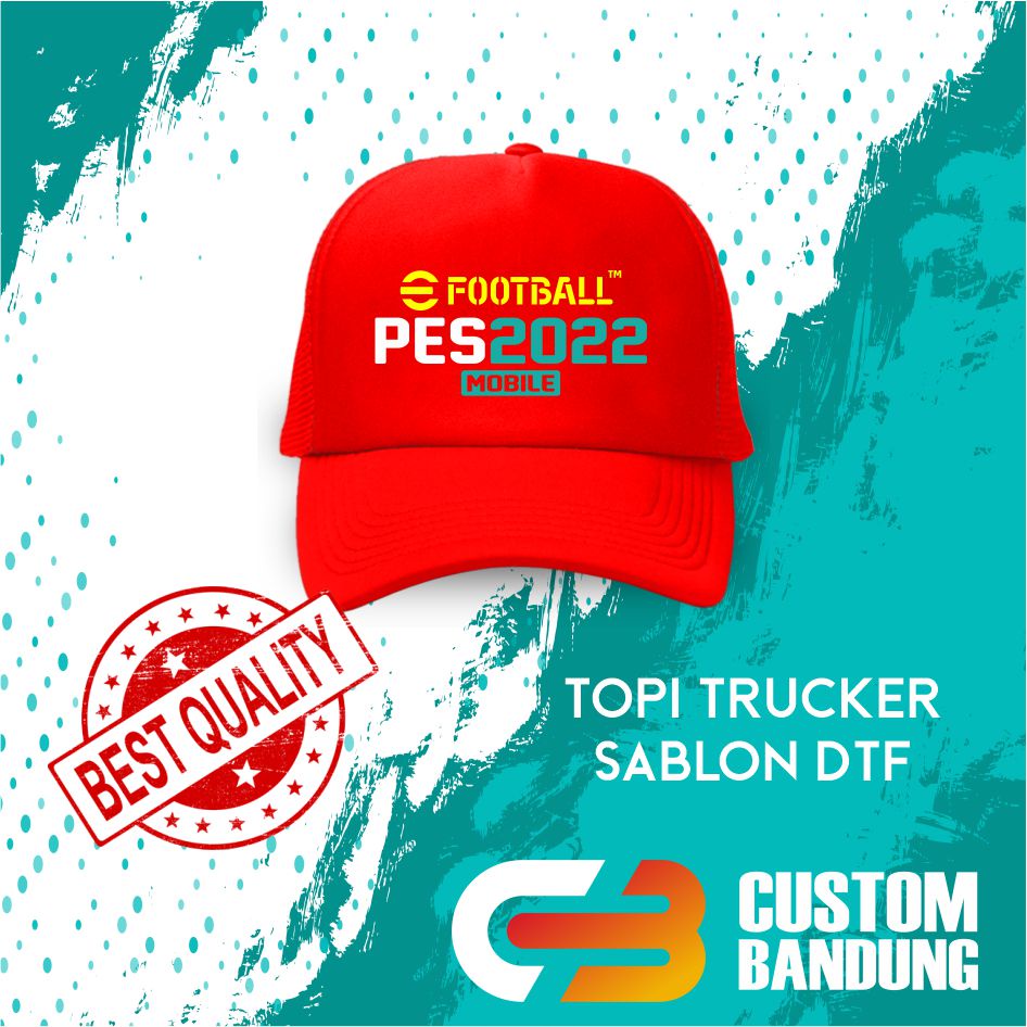 Topi Trucker PES Pria Wanita Topi Jaring Aura Jala Trucker Cap Bisa Tulis Nama Bisa COD Original High Premium Quality