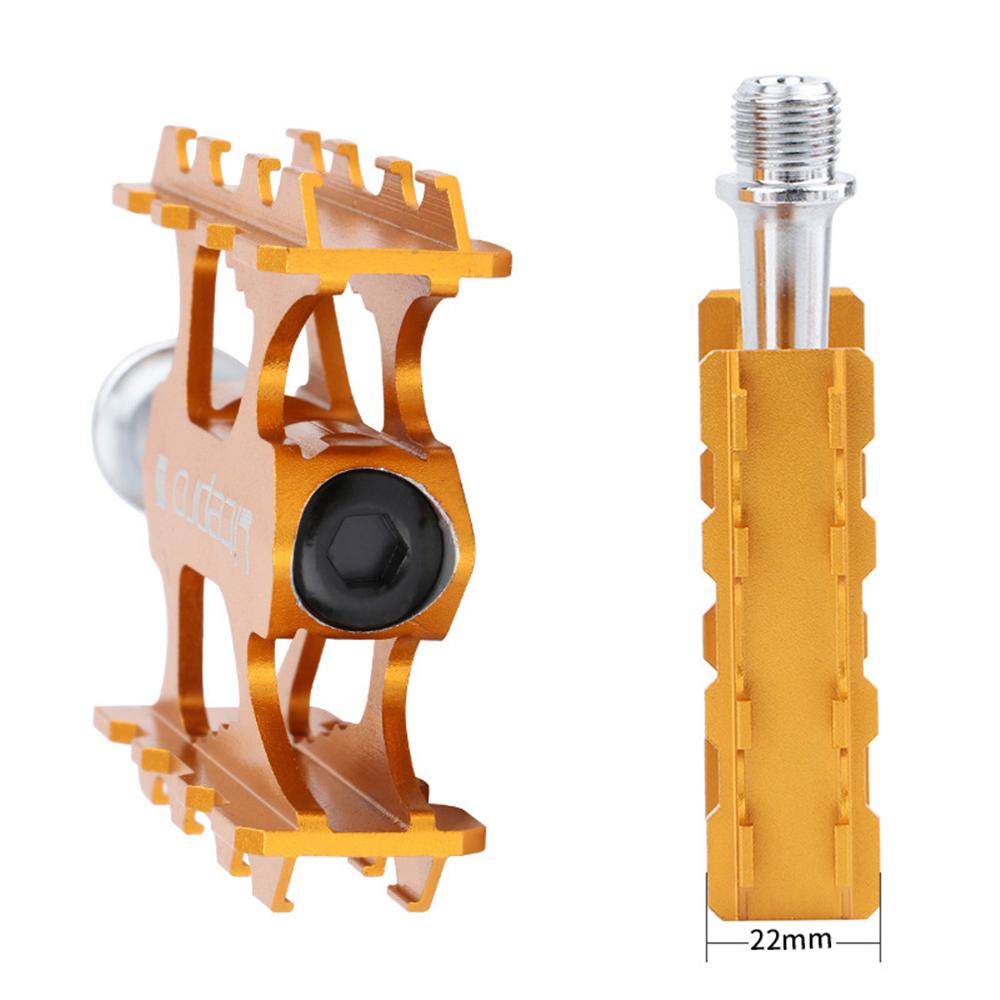 Lanfy Pedal Sepeda Non-slip Outdoor Sealed Bearing Aluminium Alloy MTB Aksesoris Bersepeda Jalan