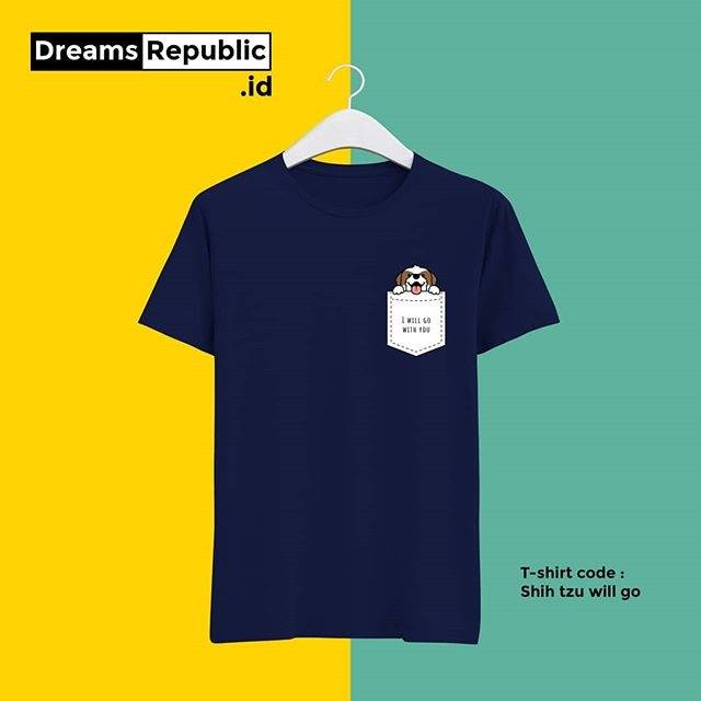 Kaos anjing lucu Shih Tzu