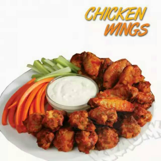 Chicken wings frozen food kraukk makanan siap saji NON MSG sehat & halal