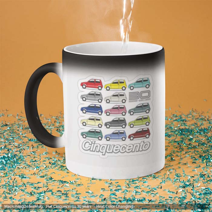 Mug Magic Fiat Cinquecento 30 years