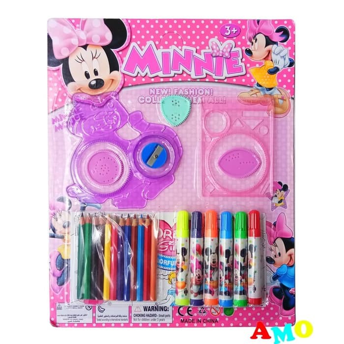 

AMO_092 PENGGARIS MAGIC RULER MINNIE MOUSE MAINAN EDUKASI KADO MAINAN
