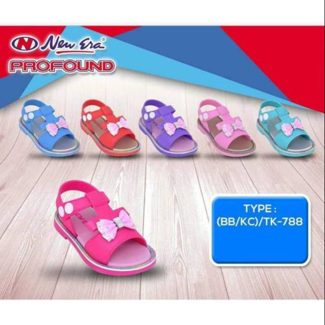 gos NEW ERA BB KC 788 SANDAL ANAK Sandal Sepatu Anak Sandal Pita Anak Original