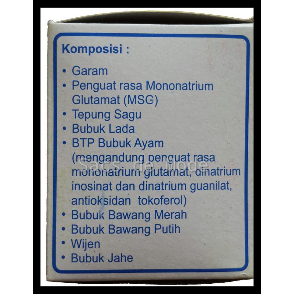 

Bumbu Masak Cap Atoom Bulan / Atom Bulan (7Gr X 20 Sachet) Terlaris