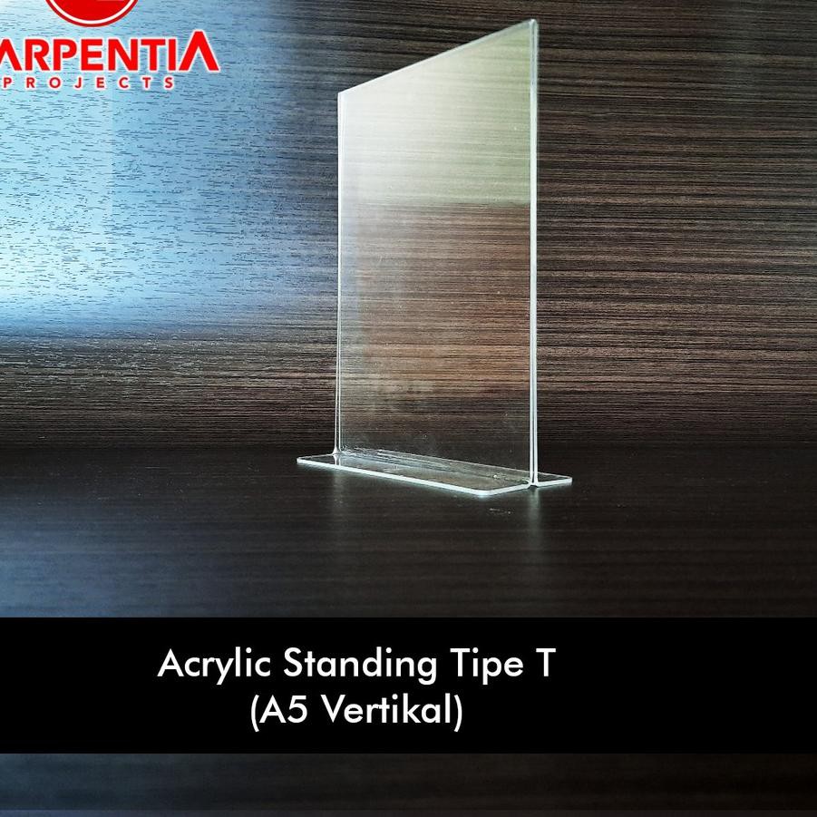 

αα ✧xgd✧ αα Acrylic Standing Tipe T/ A5 Vertikal 14,8x21 cm/ Tent Card Akrilik ααα