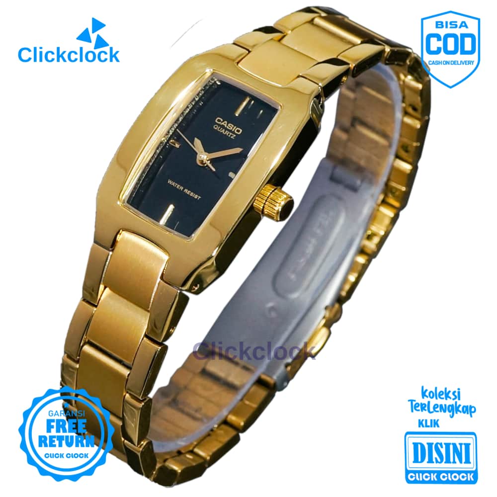 Jam Tangan Analog Wanita Formal Stainless bestquality Casio LTP-1165N-1CRDF Watch Original