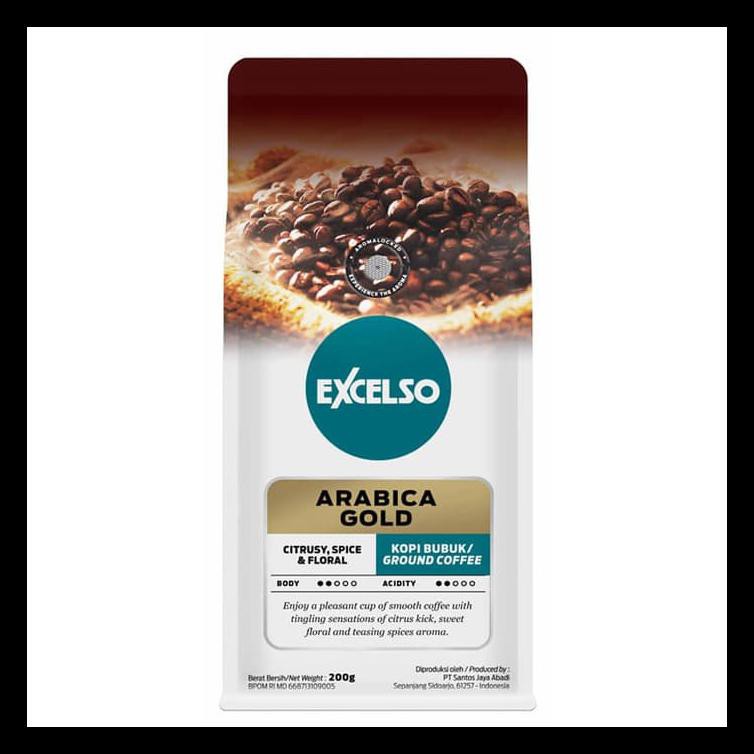 

Excelso Arabica Gold Coffee 200 Gram - Ground / Bubuk Murah