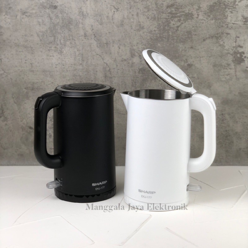 Sharp Double Wall Electric Kettle EKJ-177 / Teko Kettle Listrik