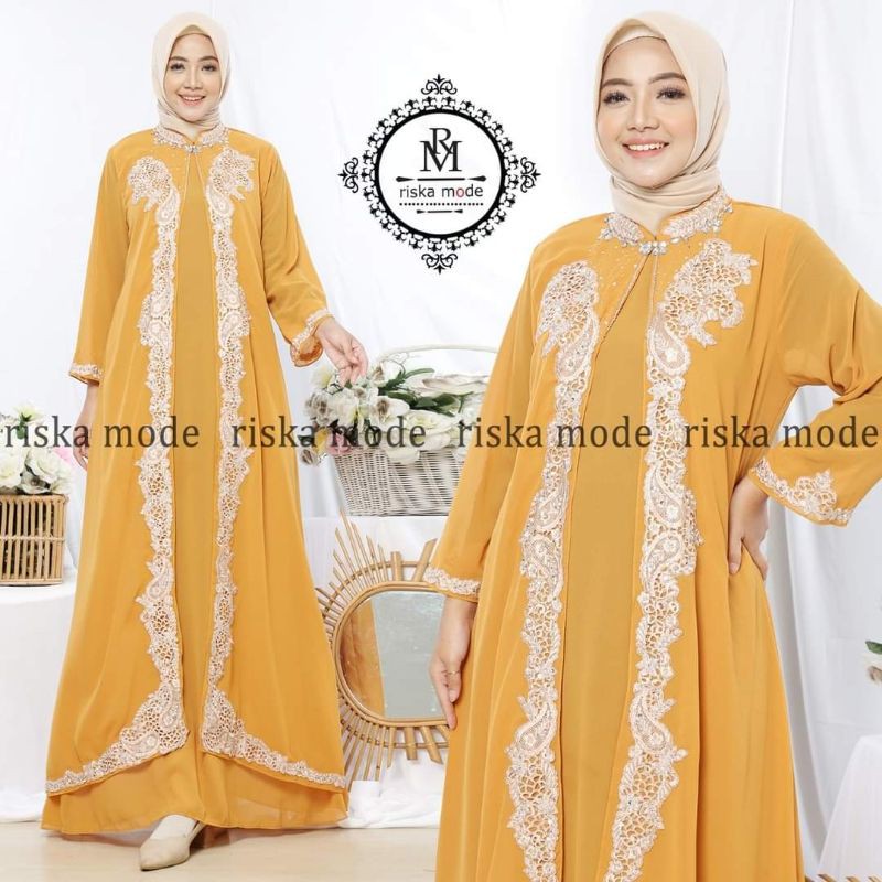 GAMIS LEBARAN MEWAH/GAMIS KAFTAN BORDIR/GAMIS LEBARAN TERKINI