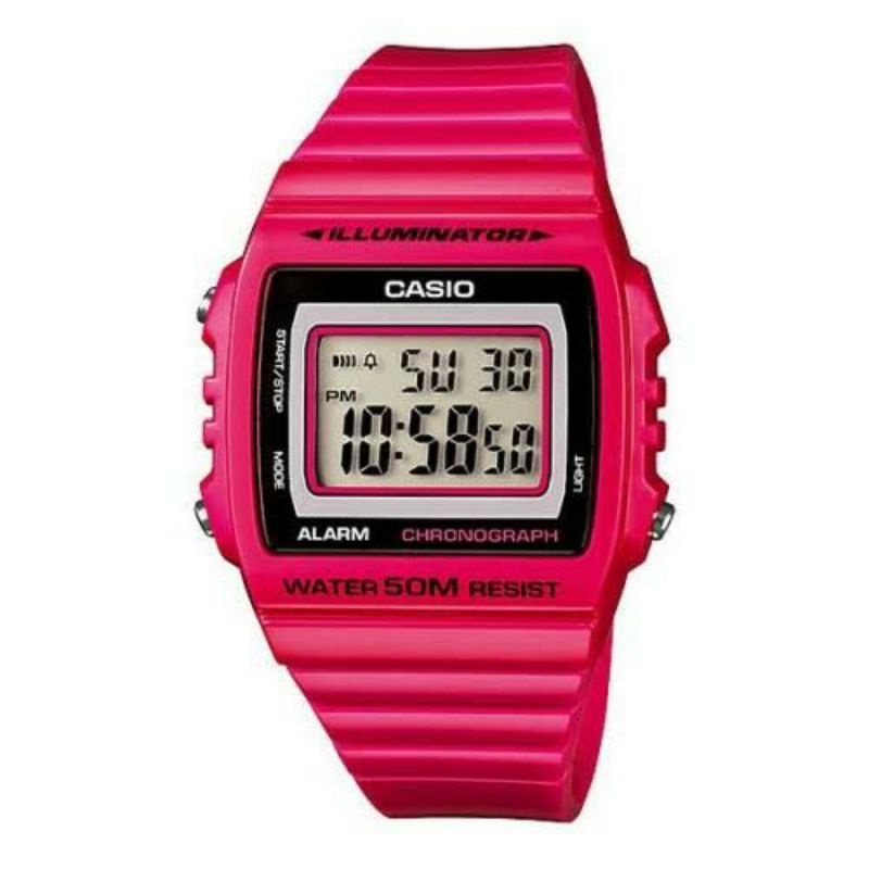 CASIO PRIA DIGITAL W-215H-4AVDF / CASIO W215H-4A ORIGINAL & GARANSI