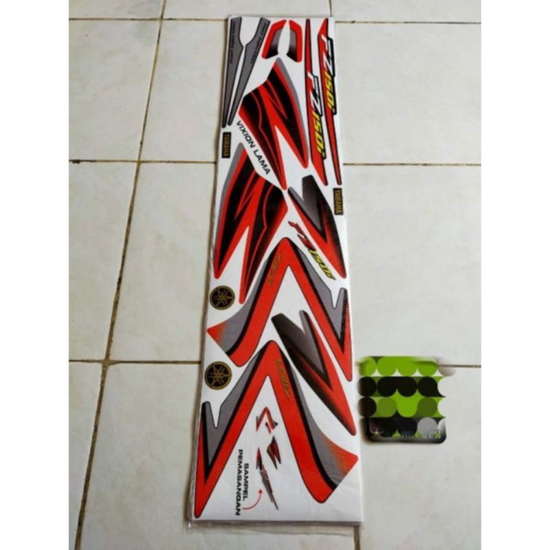 striping lis sticker variasi Yamaha Vixion Lama FZ 150i Merah striping vixion old FZ 150i