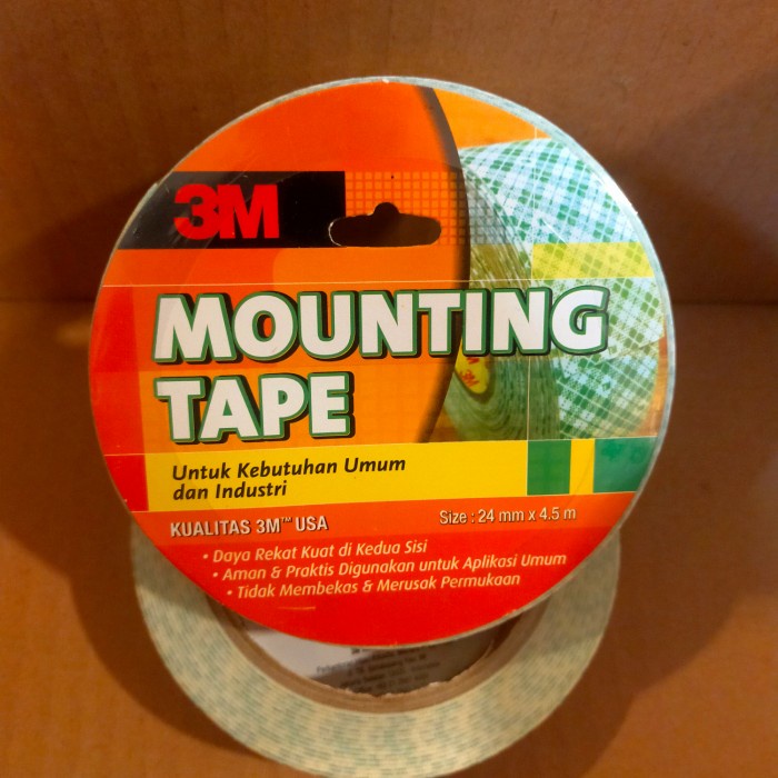 

Hadir 3M Double Tape Mounting Tape 24Mmx4,5M Perekat Lem Bulak Balik Bergaransi