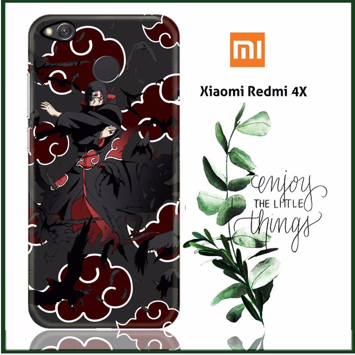Naruto Itachi Uchiha Crows Jutsu R0253 Xiaomi Redmi 4X Full Print 3D C