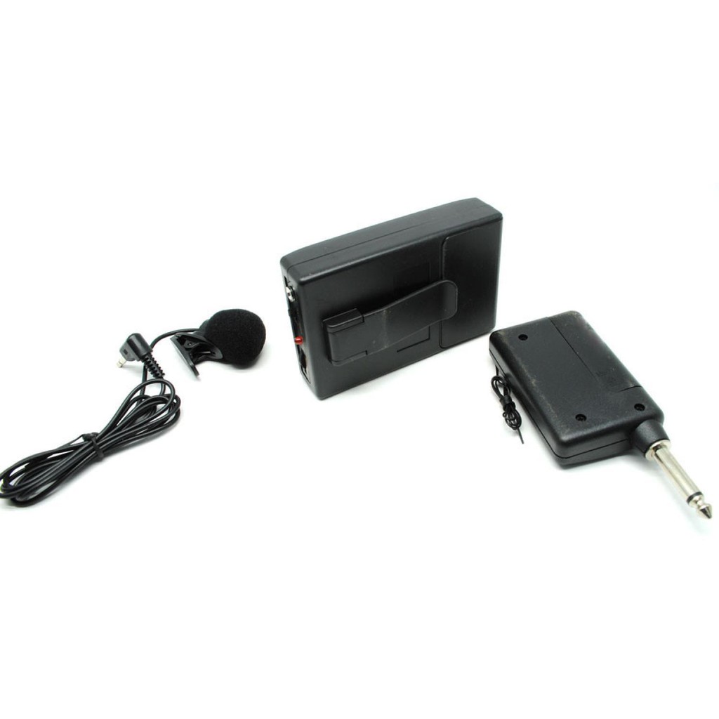 Taffware Wireless FM Transmitter Receiver Pro Microphone WR-601 Microphone Wireless ( Al-Yusi )