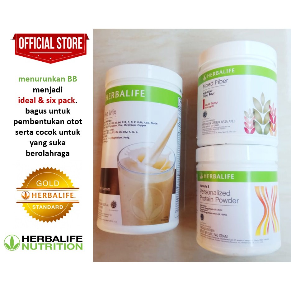 Promo Paket Diet Herbalife Protein Minuman Shake Original Termurah Ppp Formula Shake 1 Mixed Fiber Shopee Indonesia