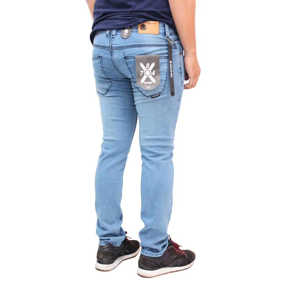 AIRBLACK DENIM TERLARIS / 784 VICTORY celana jeans NEW panjang skinny semi slimfit cowo / cowok /