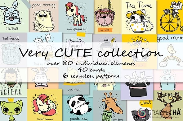 Very Cute Collestion - Vector Designs